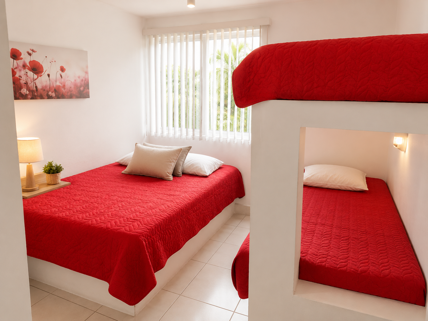 habitacion coral