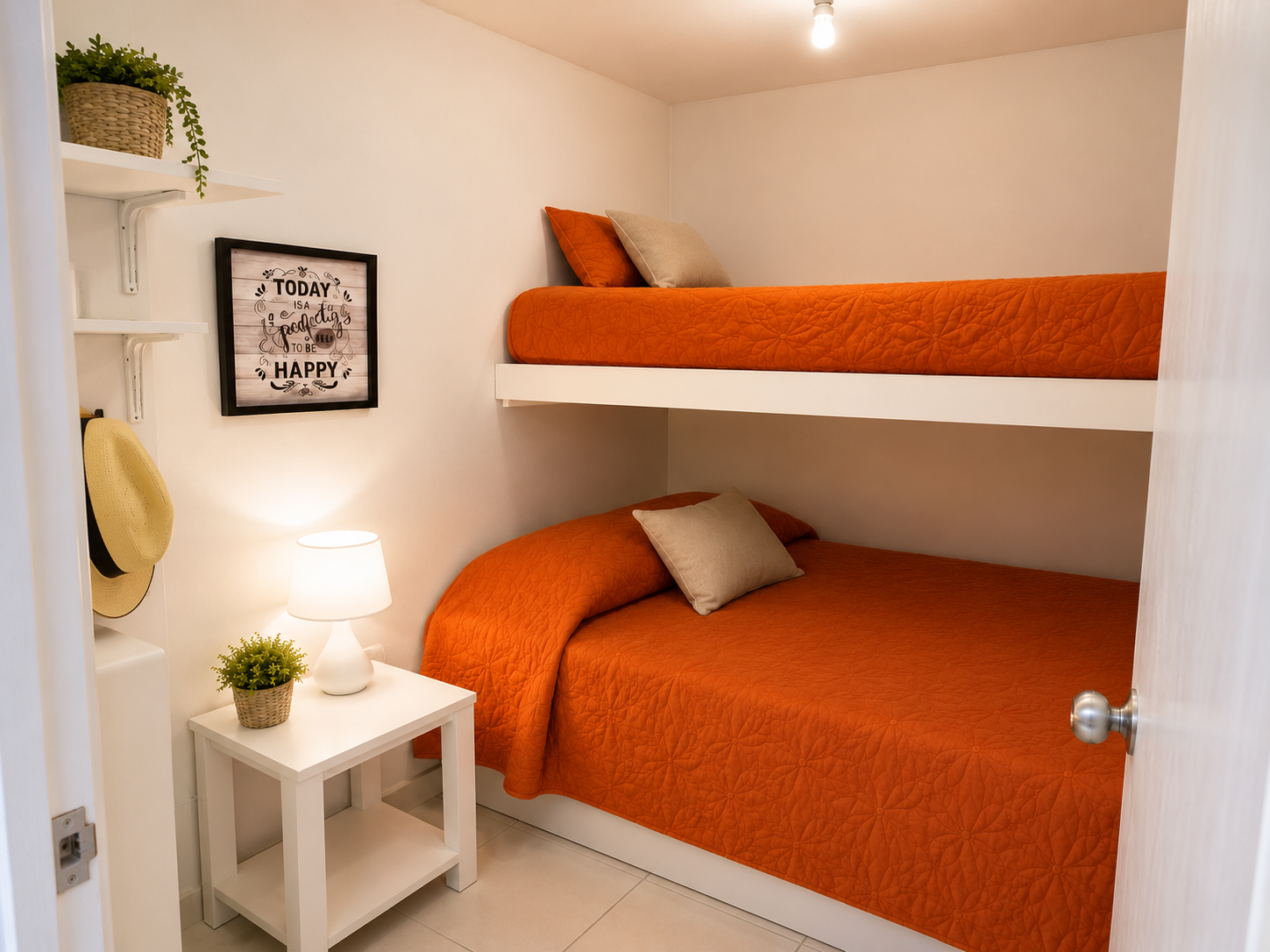 habitacion atardecer